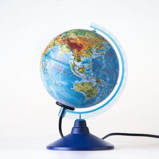 Глобус географический физико-политический с подсветкой 150 мм Классик Евро Ке011500201