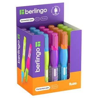 Корректирующая ручка "Berlingo.Fuze" 8мл металл KR500