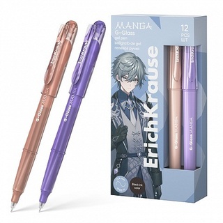 Ручка гель "Erich Krause.G-Glass Stick.Manga" черная 0,5 мм 61306